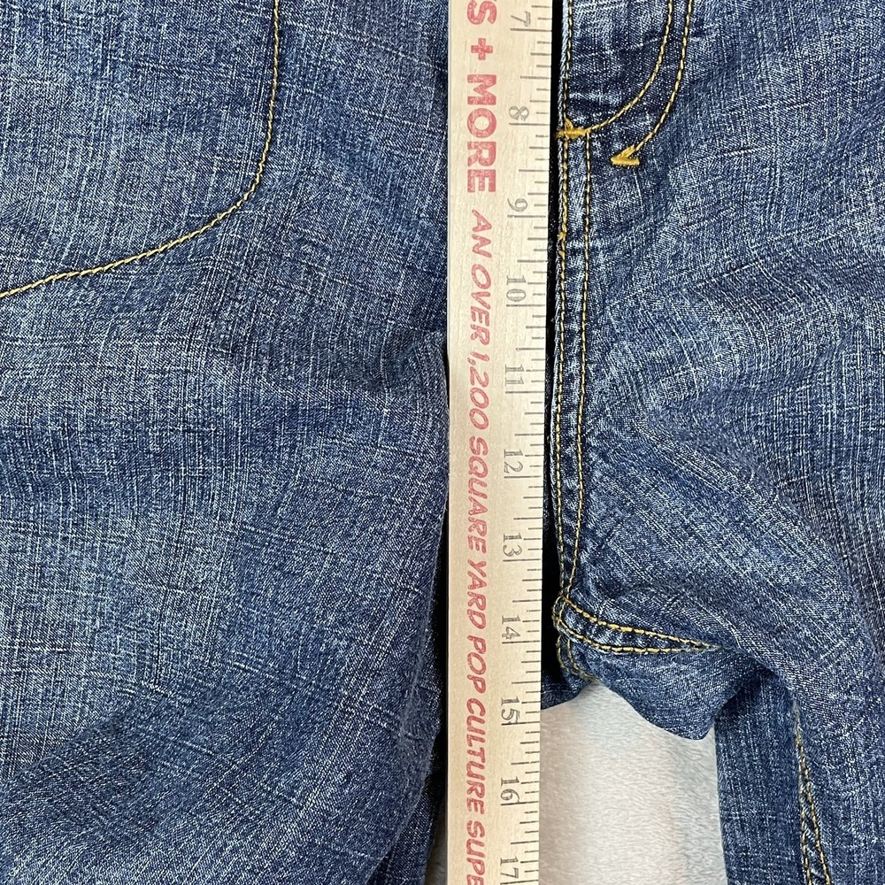 Rocawear Jean Shorts Mens White Denim Y2K Hip Hop Size 40 Classic Fit Biggie - Picture 6 of 9